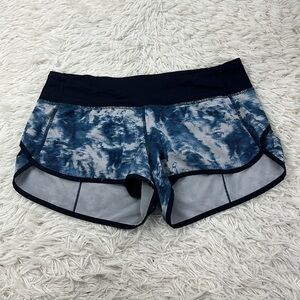 Lululemon Run: Speed Short Sea Side Silver Fox Alberta Lake / Naval Blue